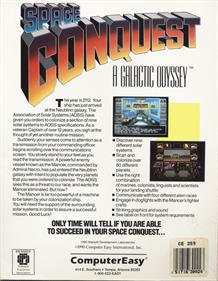 Space Conquest: A Galactic Odyssey - Box - Back Image