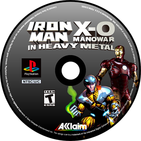 Iron Man / X-O Manowar in Heavy Metal - Fanart - Disc Image