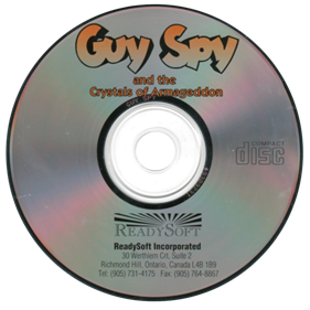 Guy Spy and the Crystals of Armageddon - Disc Image