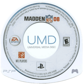Madden NFL 08 - Disc Image