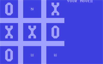 Tic-Tac-Toe (Commodore) - Screenshot - Gameplay Image