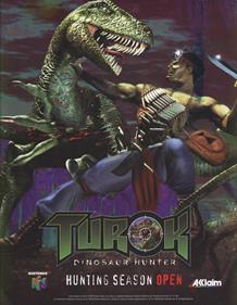 Turok: Dinosaur Hunter - Advertisement Flyer - Front Image
