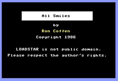 All Smiles - Screenshot - Game Title Image