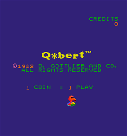 Q*bert - Screenshot - Game Title Image