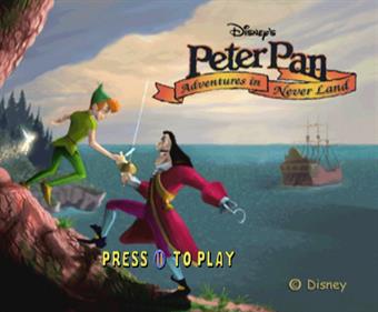 Disney's Peter Pan: Adventures in Never Land - Fanart - Background Image