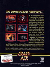 Space Ace - Box - Back Image