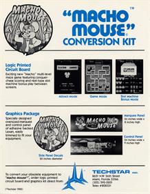 Macho Mouse - Advertisement Flyer - Front Image