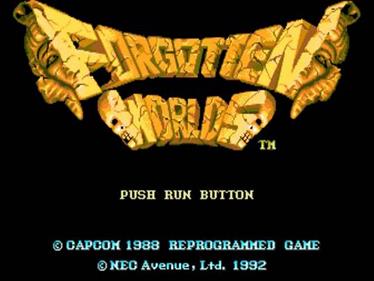 Forgotten Worlds - Screenshot - Game Title Image