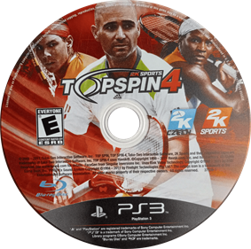 Top Spin 4 - Disc Image