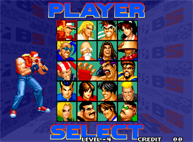 Real Bout Fatal Fury Special - Screenshot - Game Select Image