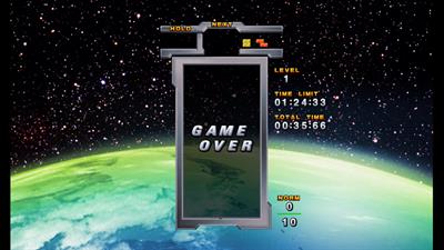 Tetris The Grand Master Ace - Screenshot - Game Over Image