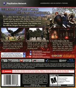 Dragon's Dogma - Box - Back Image