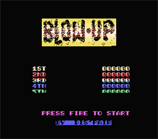 Blow Up! - Screenshot - Game Title Image