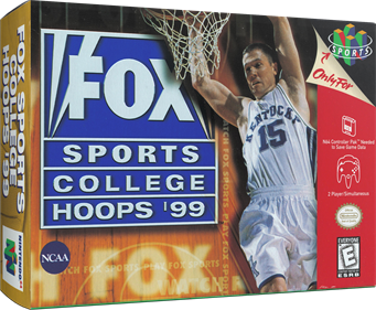 Fox Sports College Hoops '99 - Box - 3D Image