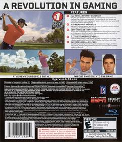 Tiger Woods PGA Tour 08 - Box - Back Image