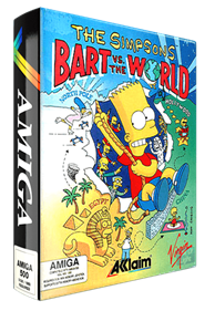 The Simpsons: Bart vs. the World - Box - 3D Image