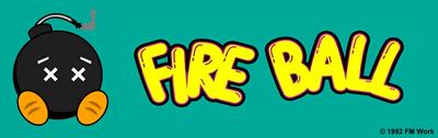 Fire Ball - Arcade - Marquee Image