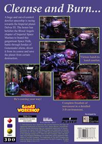 Space Hulk: Vengeance of the Blood Angels - Box - Back Image