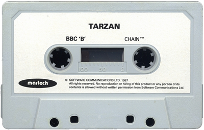 Tarzan (Martech Games) - Cart - Front Image