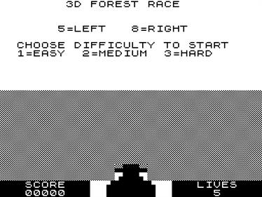 3D Forest Race - Screenshot - Game Title Image