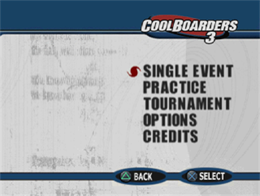 Cool Boarders 3 - Screenshot - Game Title Image