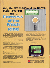 Fortress of the Witch King - Box - Back Image