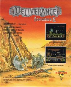 Deliverance: Stormlord II - Box - Back Image