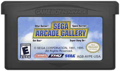 Sega Arcade Gallery - Cart - Front Image
