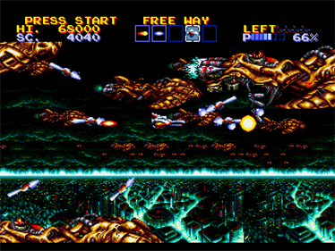 Lightening Force: Quest for the Darkstar - Screenshot - Gameplay Image
