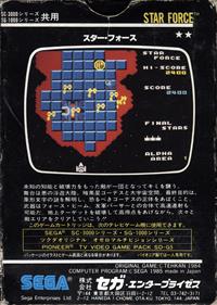 Star Force - Box - Back Image