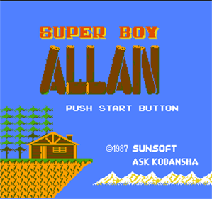 Super Boy Allan - Screenshot - Game Title Image