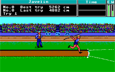 Carl Lewis' Go for the Gold - Screenshot - Gameplay Image