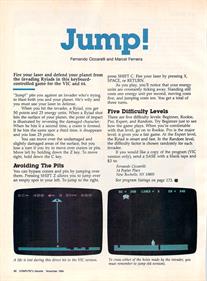 Jump (Compute!) - Advertisement Flyer - Front Image