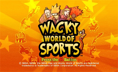 Wacky World of Sports - Screenshot - Game Title Image