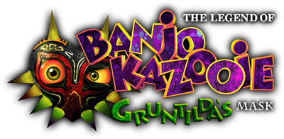 The Legend of Banjo-Kazooie: Gruntilda's Mask - Clear Logo Image