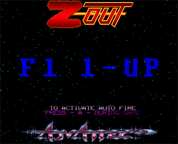 Z-Out - Screenshot - Game Title Image