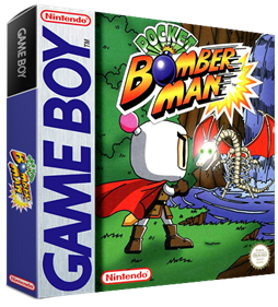 Pocket Bomberman - Box - 3D Image