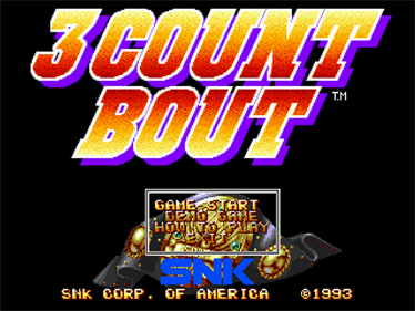 3 Count Bout - Screenshot - Game Title Image