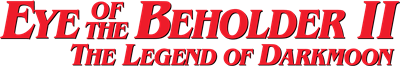Eye of the Beholder II: The Legend of Darkmoon - Clear Logo Image