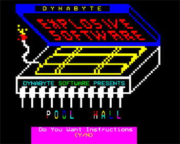 Pool Hall - Screenshot - Game Title Image