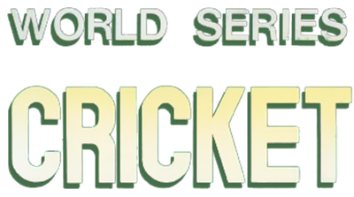 World Series Cricket - Clear Logo Image