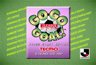 J.League Go Go Goal! - Screenshot - Game Title Image