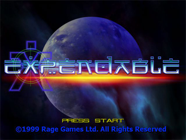 Expendable - Screenshot - Game Title Image