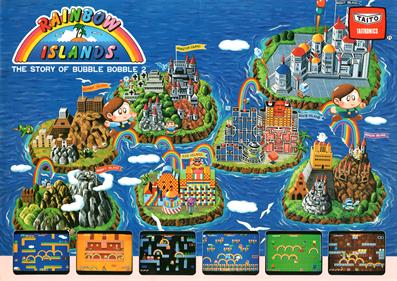 Rainbow Islands - Advertisement Flyer - Front Image