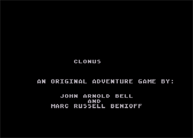 Clonus - Screenshot - Game Title Image