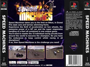 Speed Machines - Box - Back Image