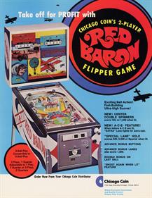 Red Baron - Advertisement Flyer - Front Image