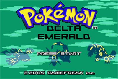 Pokémon Delta Emerald - Screenshot - Game Title Image