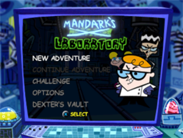 Dexter's Laboratory: Mandark's Lab? - Screenshot - Game Title Image