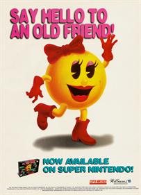 Ms. Pac-Man - Advertisement Flyer - Front Image